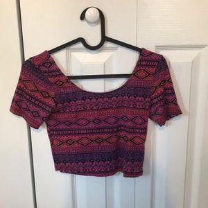Patterned crop top